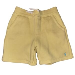 Size: 6 boys yellow Polo cotton shorts with drawstring.